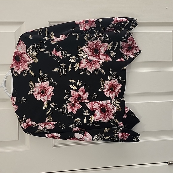 Eclipse cropped blazer 3/4 length rusched sleeve - Picture 4 of 8